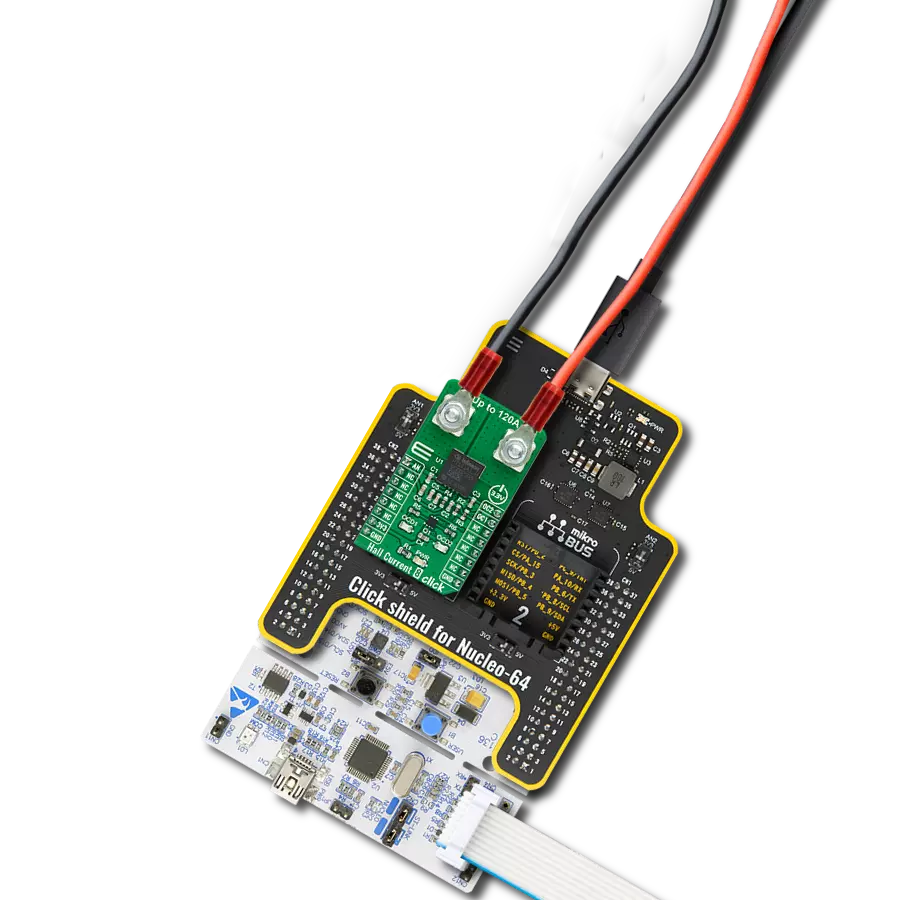 使用 TLI4971-A120T5 和 STM32F410RB 精确测量高达 120A 的电流