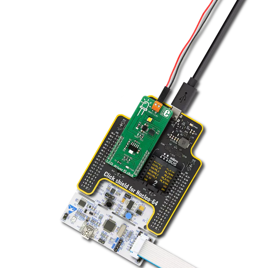Experience the future of lighting innovation with MCP1643 and STM32F103RB