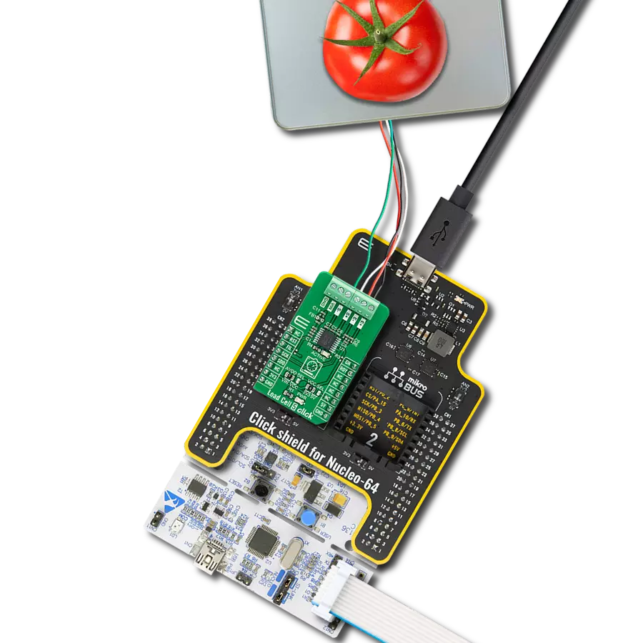 Unlock data-driven decisions with precise weight measurements using AD7780 and STM32G071RB