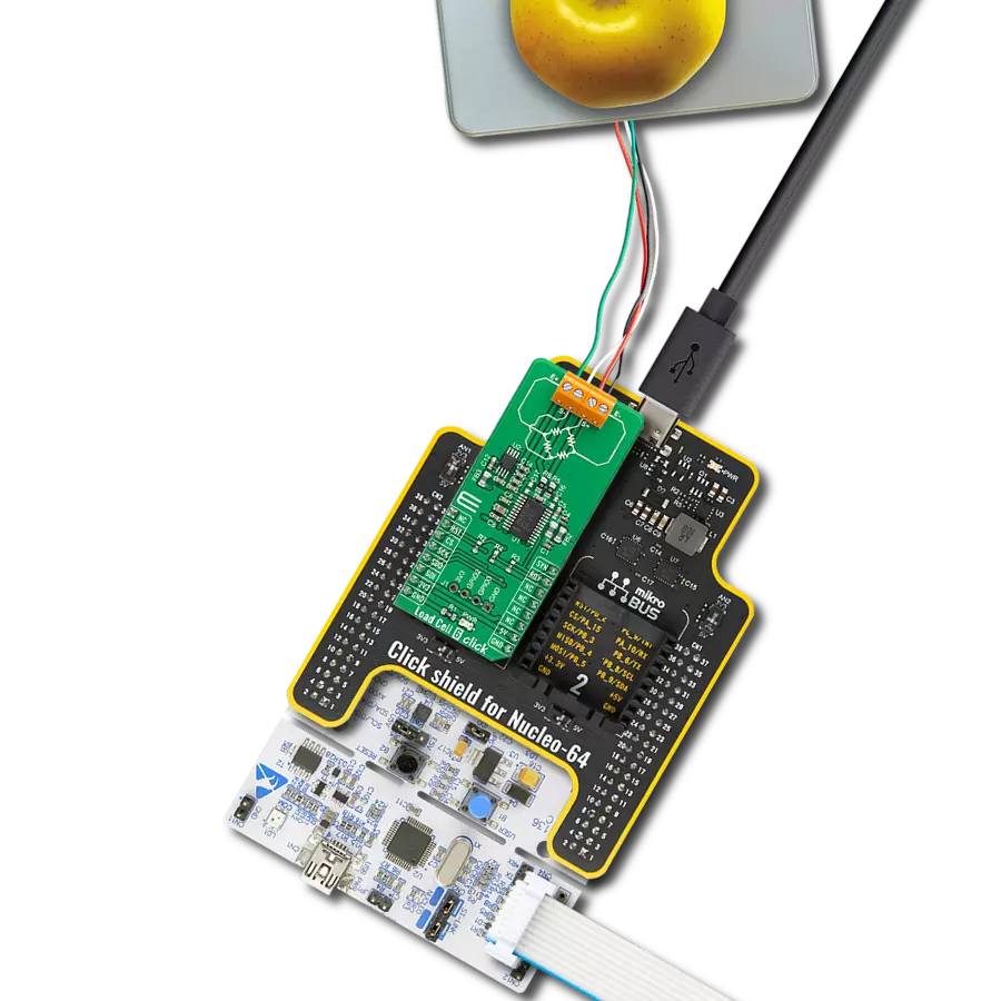 Save time with efficient and accurate weight measurement using MAX11270 and STM32F446RE