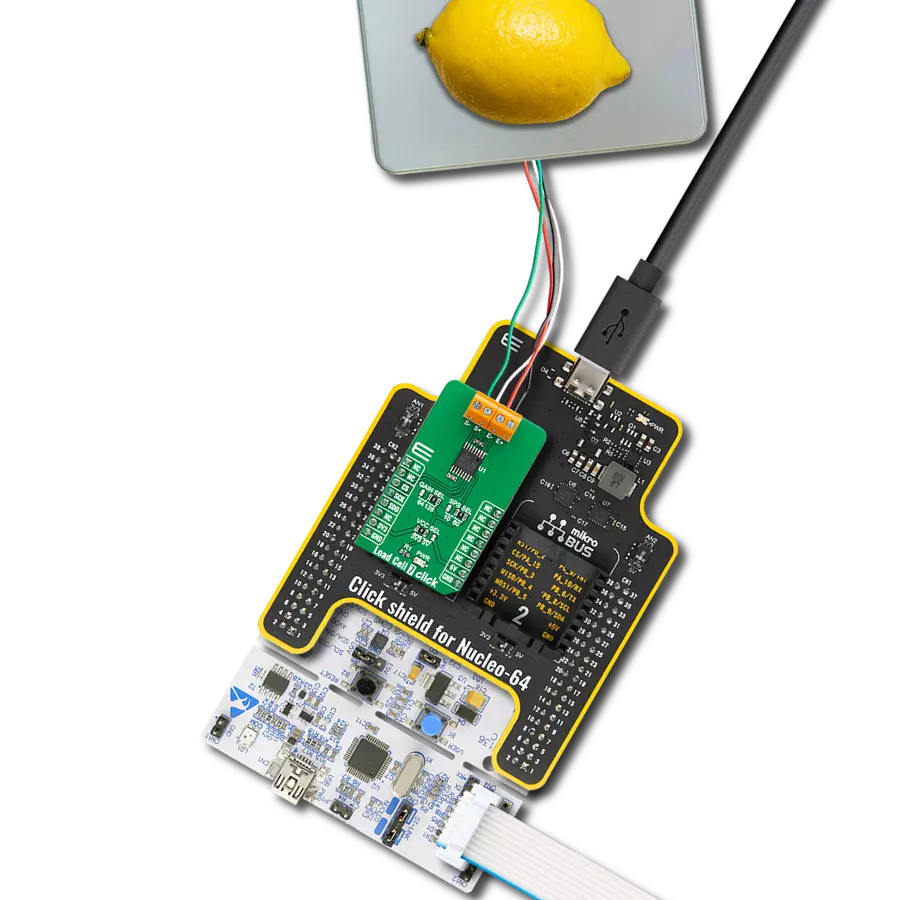 Measure force or weight of an object with ADS1230 and STM32F446RE