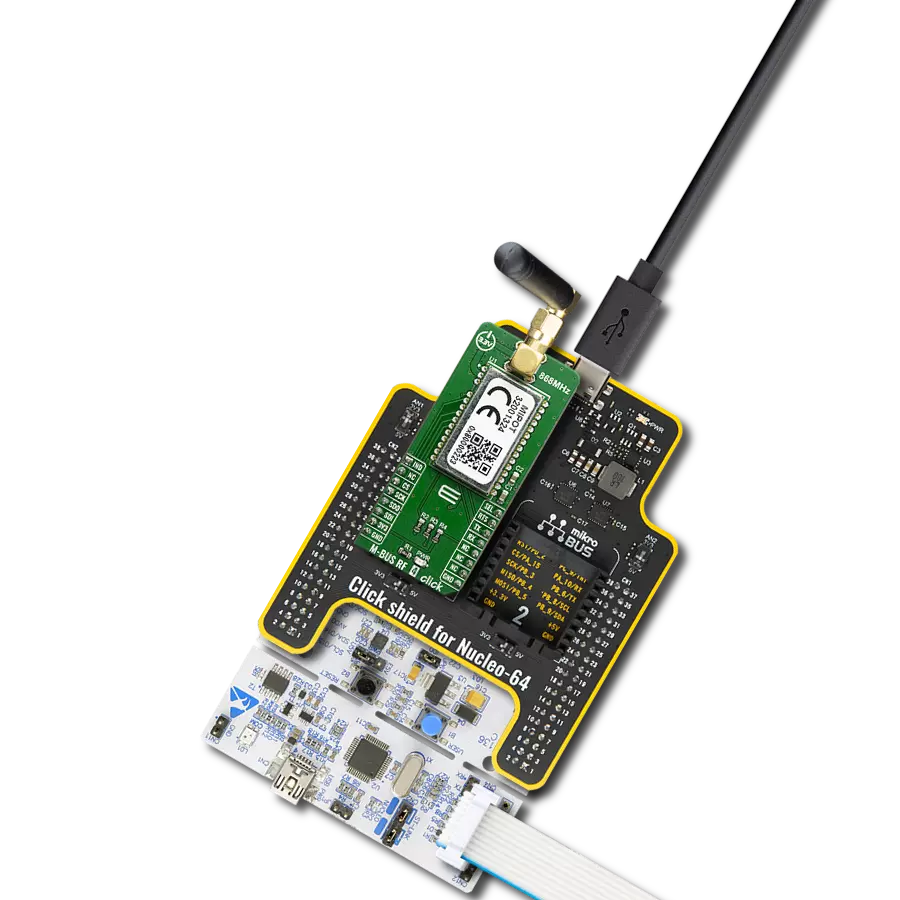 Enjoy in our power efficient, long range wireless communication solution based on 32001324 and STM32G071RB