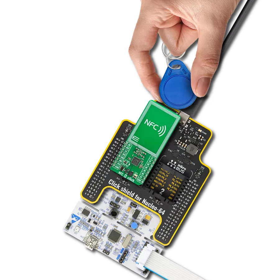 Read data from NFC tags or write data to them with ST25R95 and STM32G071RB