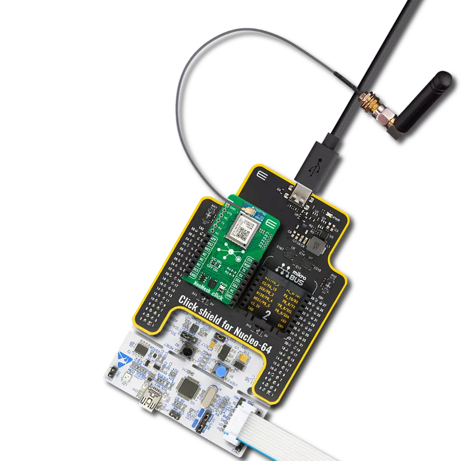 Develop a fully functional Wireless Mesh Network node with NC1000C-9 and STM32F446RE
