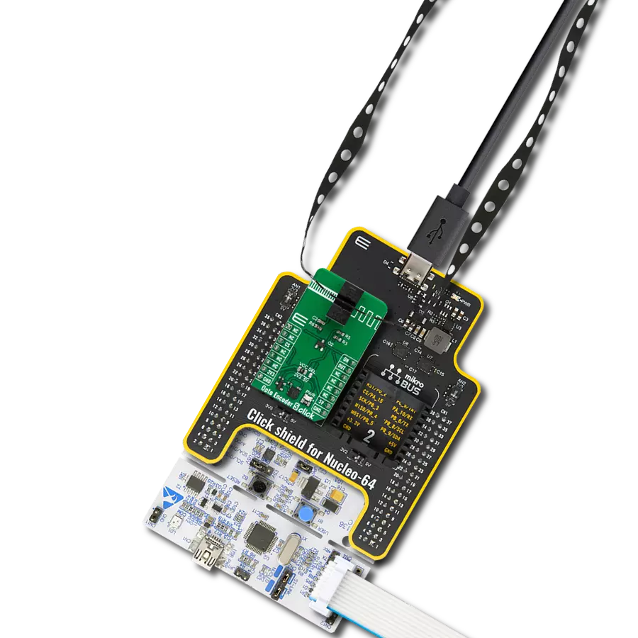 Provide precise feedback on the position, speed, and direction of a moving part in machinery with OPB666N and STM32F446RE