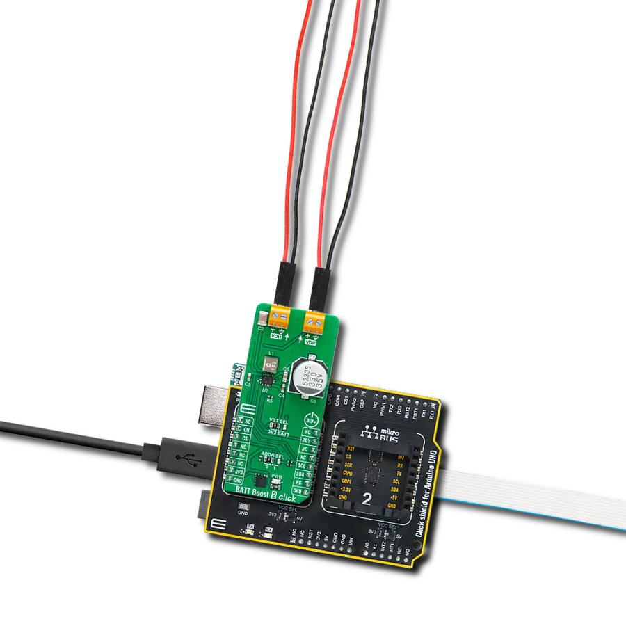 Extend the battery life of non-rechargeable primary batteries with NBM7100A and ATmega328P