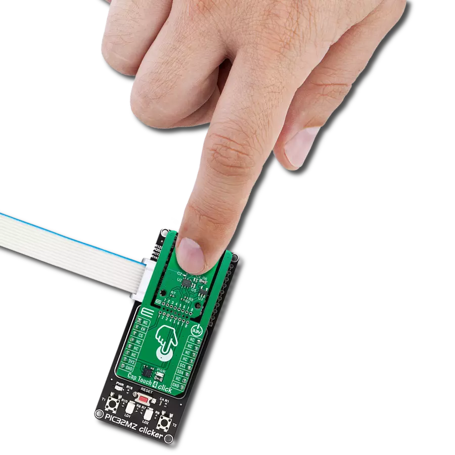 Achieve touch-activated control with IQS211B and PIC32MZ1024EFH064