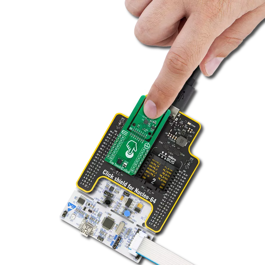使用IQS211B和STM32L073RZ实现触控激活的控制