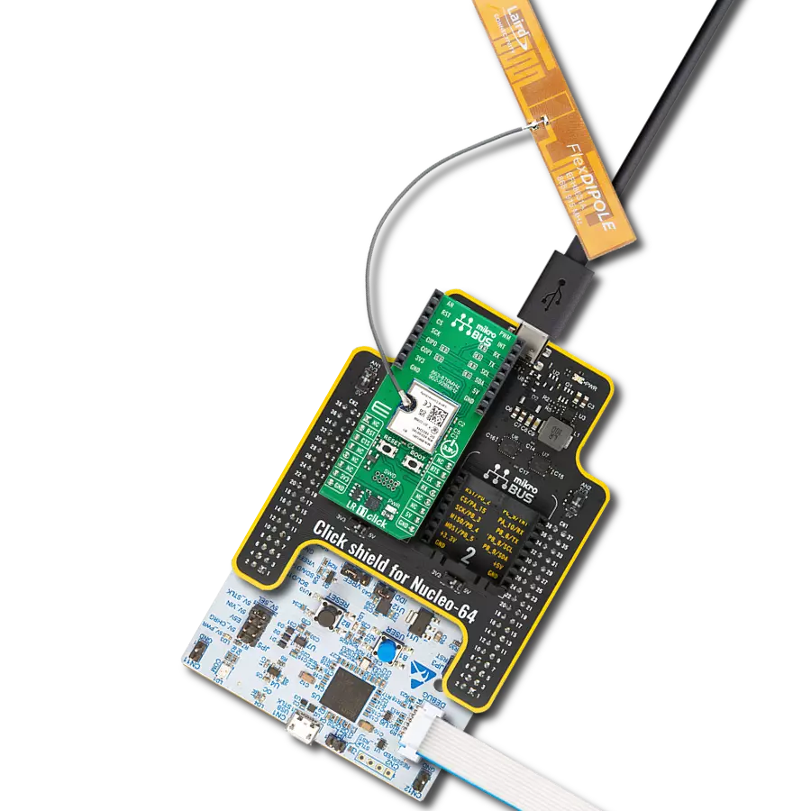 Achieve secure and reliable data transfer over long distances with minimal power consumption using 453-00139R and STM32G474RE