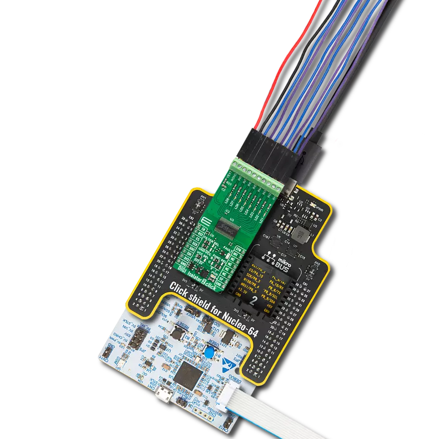 Provide isolated digital input signals for various applications with ISO1228 and STM32G474RE