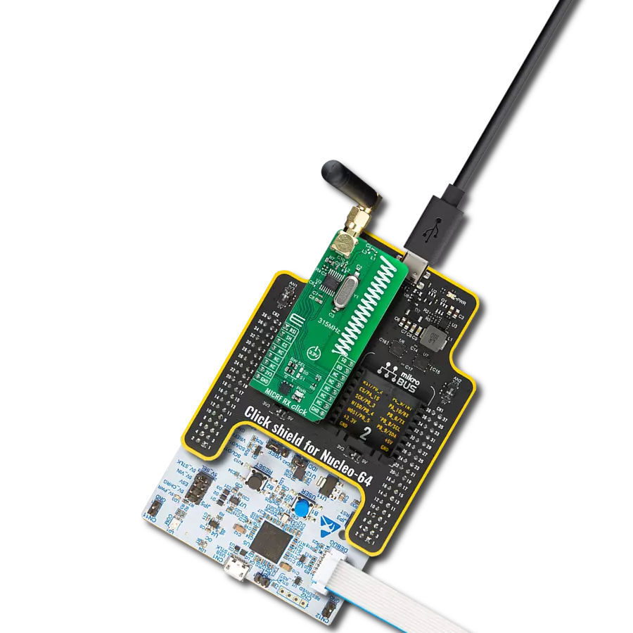 Receive and process RF signals with MICRF220 and STM32G474RE