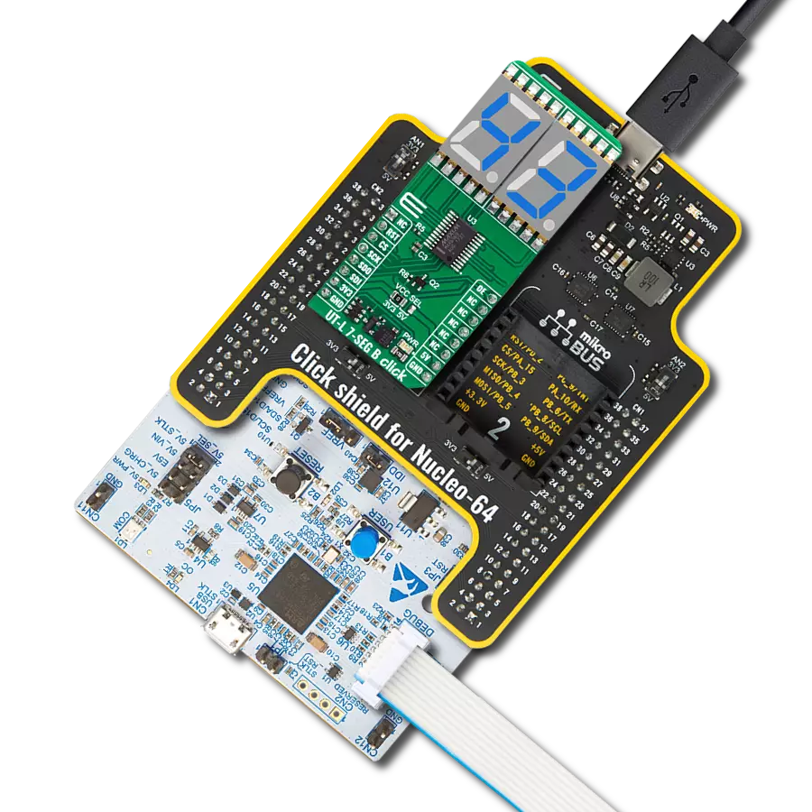 使用 JSS-5611BUB-21 和 STM32G474RE 将您的数据表示提升到新的高度