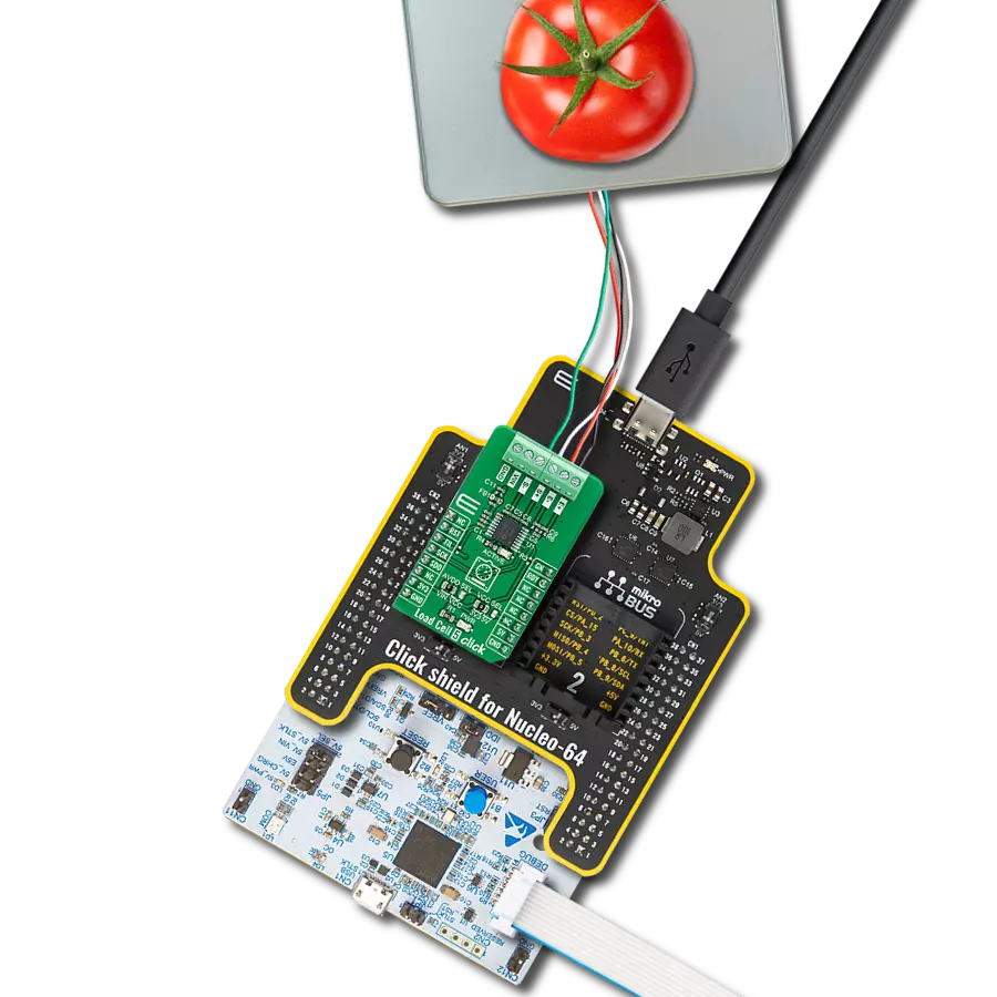 Unlock data-driven decisions with precise weight measurements using AD7780 and STM32G474RE