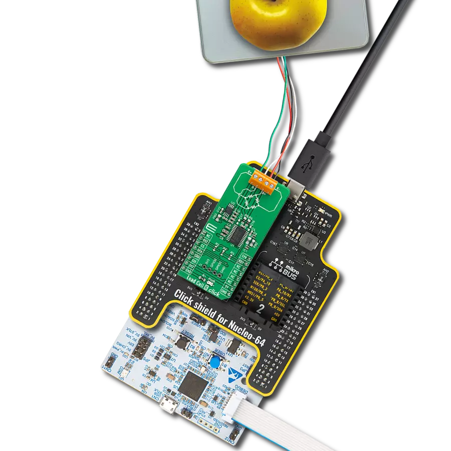 Save time with efficient and accurate weight measurement using MAX11270 and STM32G474RE