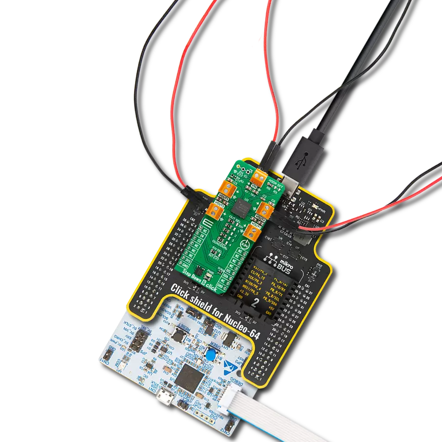 Ensure a stable and regulated output voltage using MPM54304 and STM32G474RE