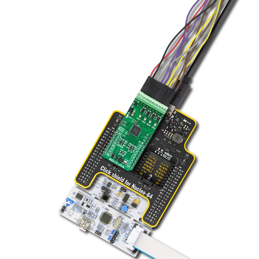 Achieve flexible industrial digital input and output control for various industrial applications with MAX14906 and STM32L073RZ