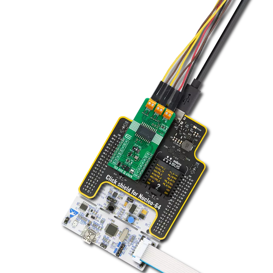 Measure and digitize data from multiple analog channels simultaneously using the AMC131M03 and STM32G071RB