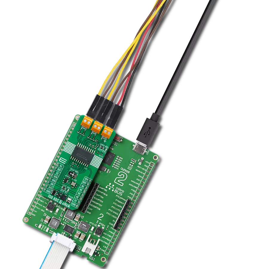 使用AMC131M03和MK64FN1M0VDC12同时测量和数字化多个模拟通道的数据
