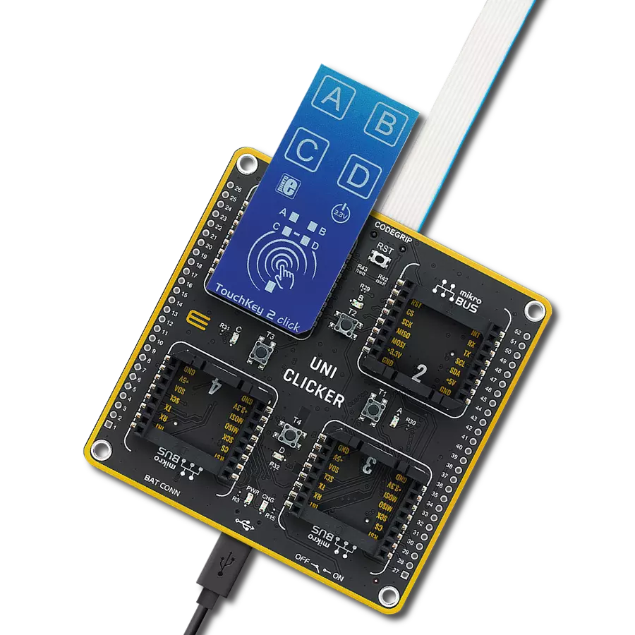 TouchKey 2 Click with UNI Clicker