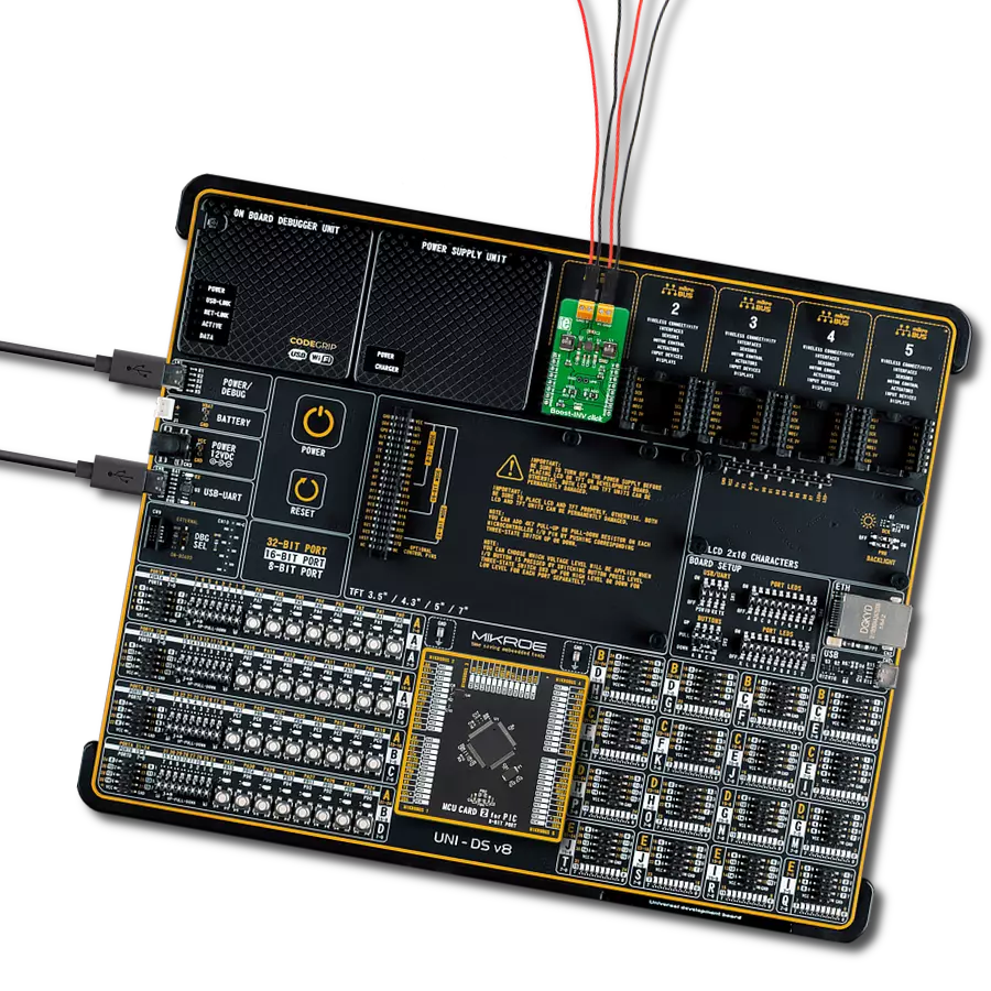 Boost-INV Click with UNI-DS v8