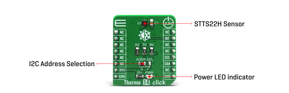 Thermo 14 Click hardware overview image